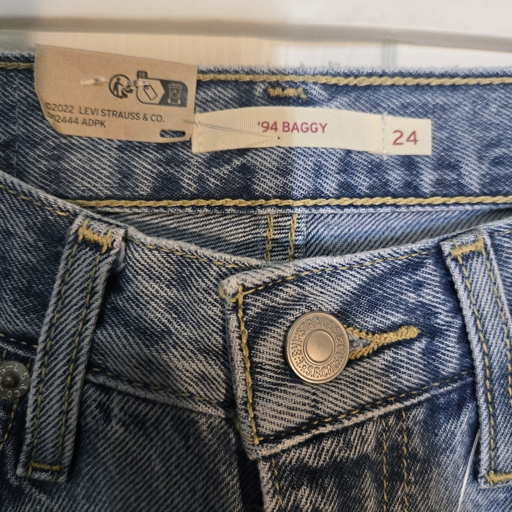 NEW Levis 94 Baggy Jeans 24W - Picture 10 of 10
